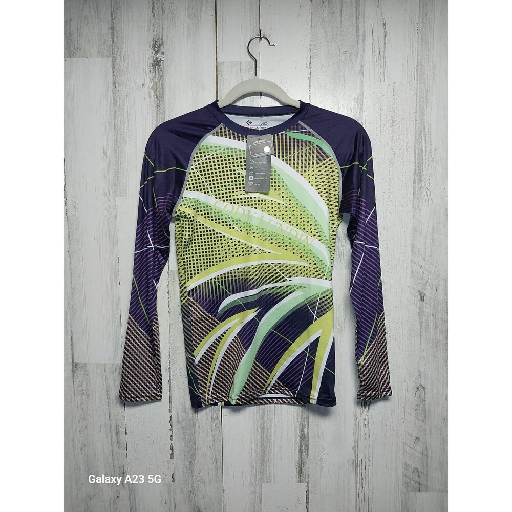 Cody Lundin Compression Rash Guard Men's Medium Long Sleeve Multicolor